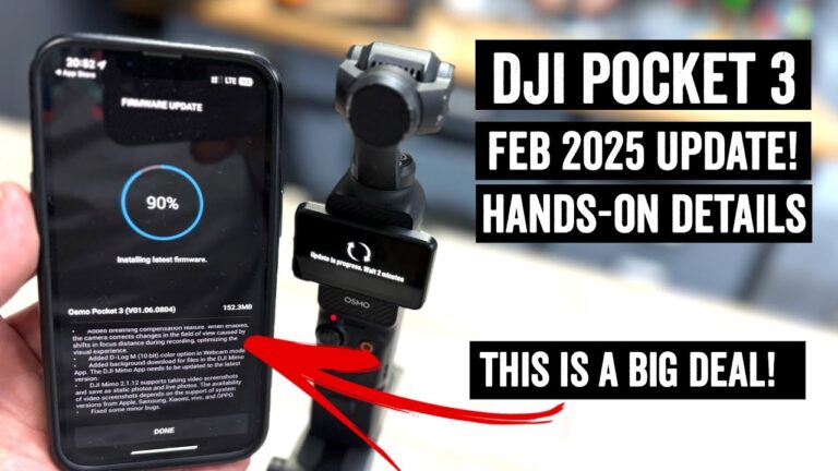 Dji Pocket 3 Feb 2025 Firmare Update: Big New Features!