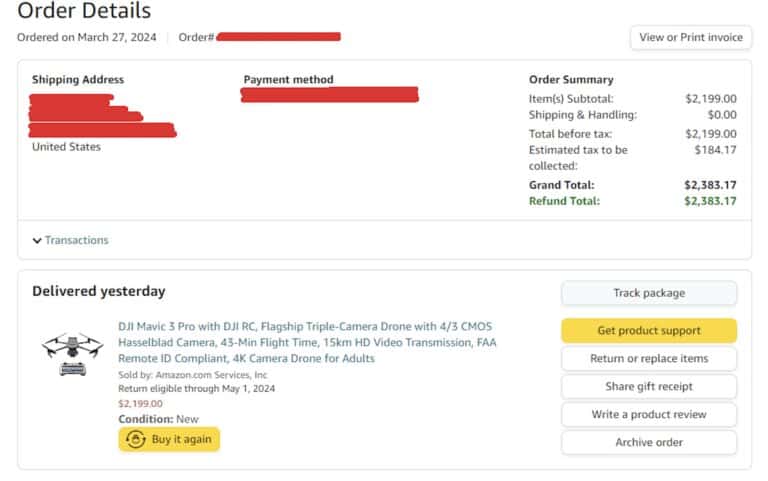 Free Dji Mavic 3 As Amazon Issues Full Refund! 2