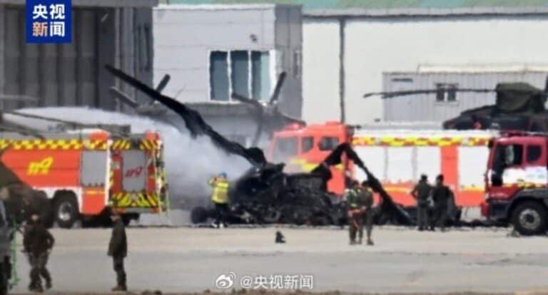 South Korean Military Drone Collides With Helicopter, No Casualties Reported 2