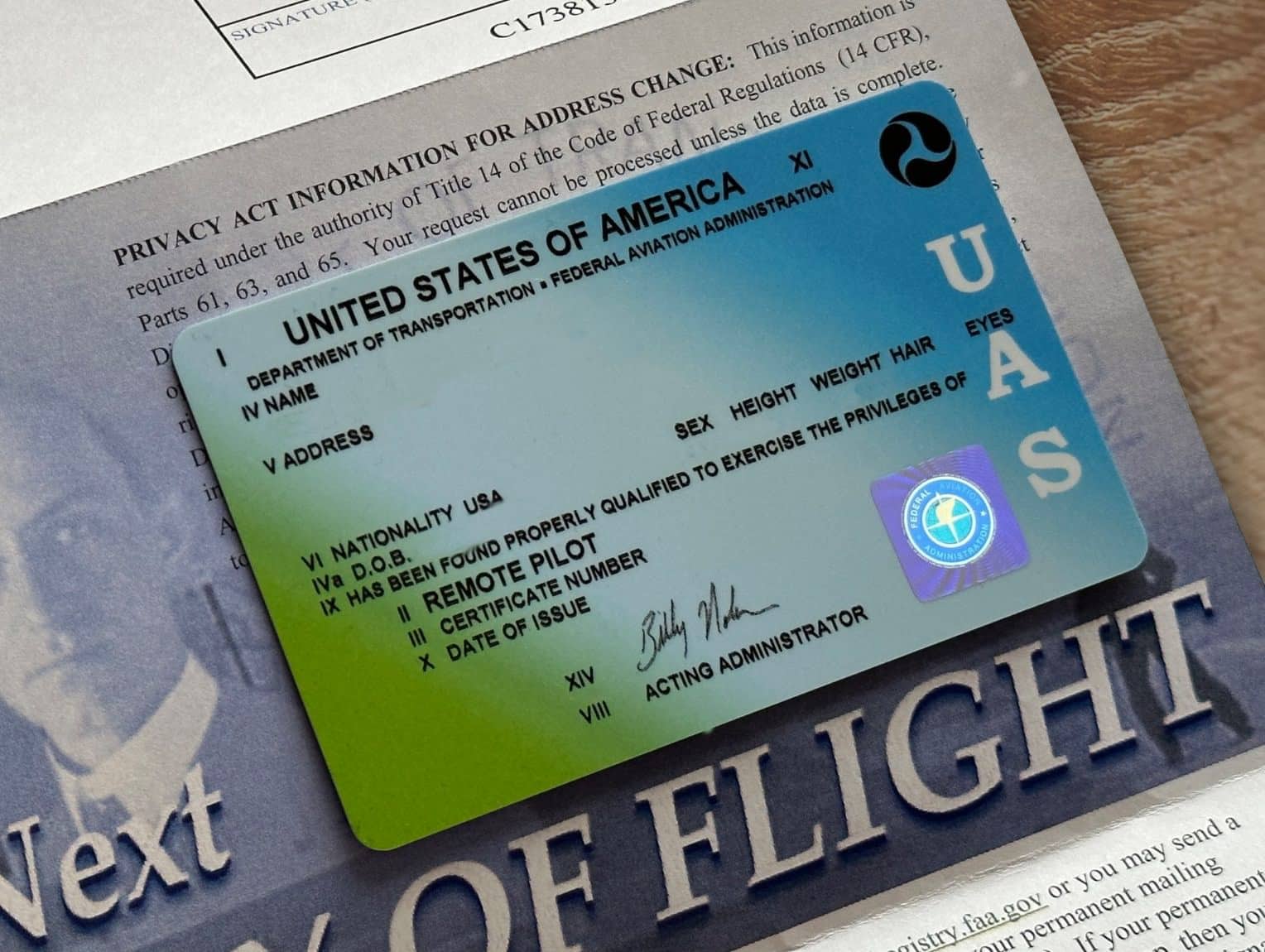 Part 107 Certified Remote Pilot Or Faa Drone License