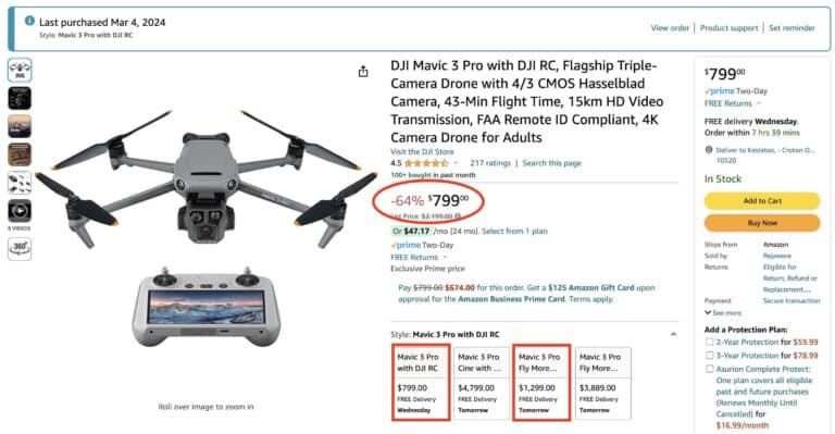 Unprecedented Dji Mavic 3 Pro Deals On Amazon Spark Interest