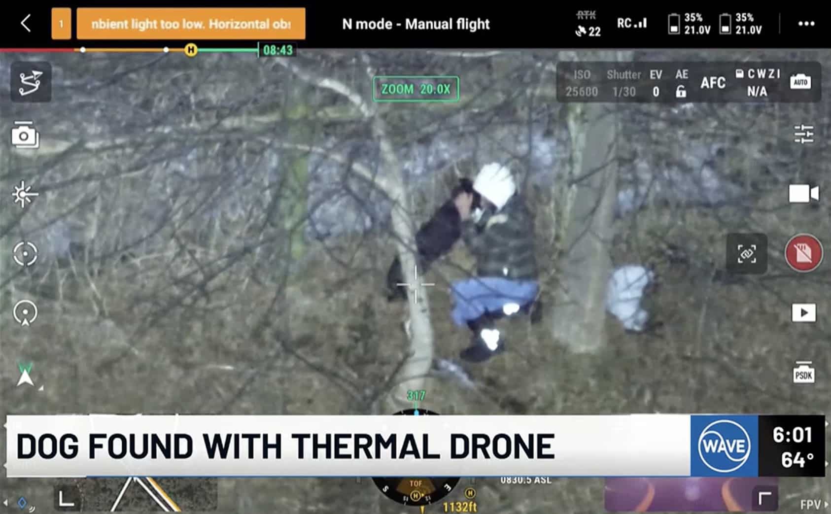 Thermal Drone Technology Rapidly Locates Missing Dog In Kentucky Winter Storm 1